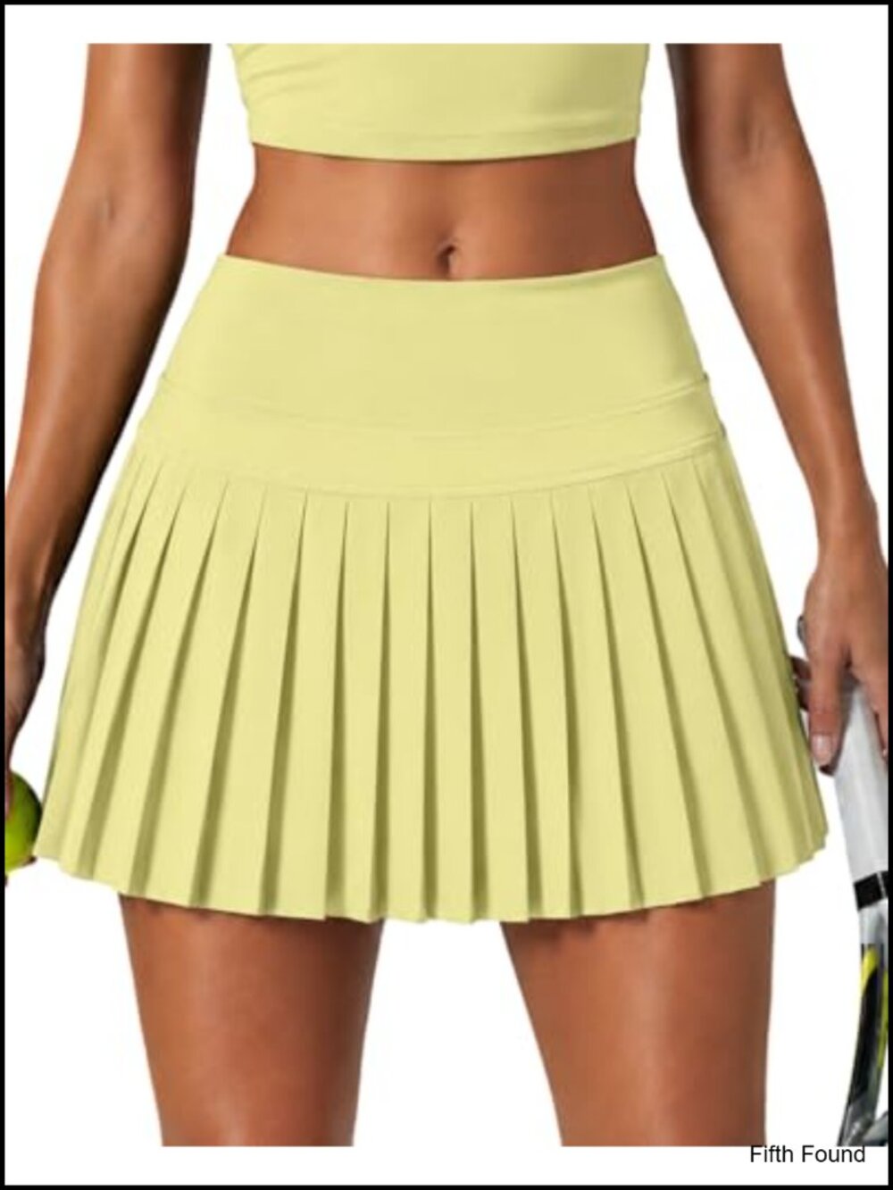 Pleated Tennis Skort with Pockets Built-in Shorts Athletic Golf Skirt